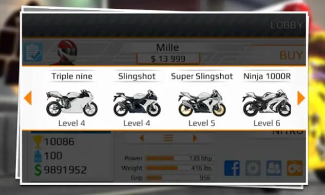 Drag Racing: Bike Edition android App screenshot 2